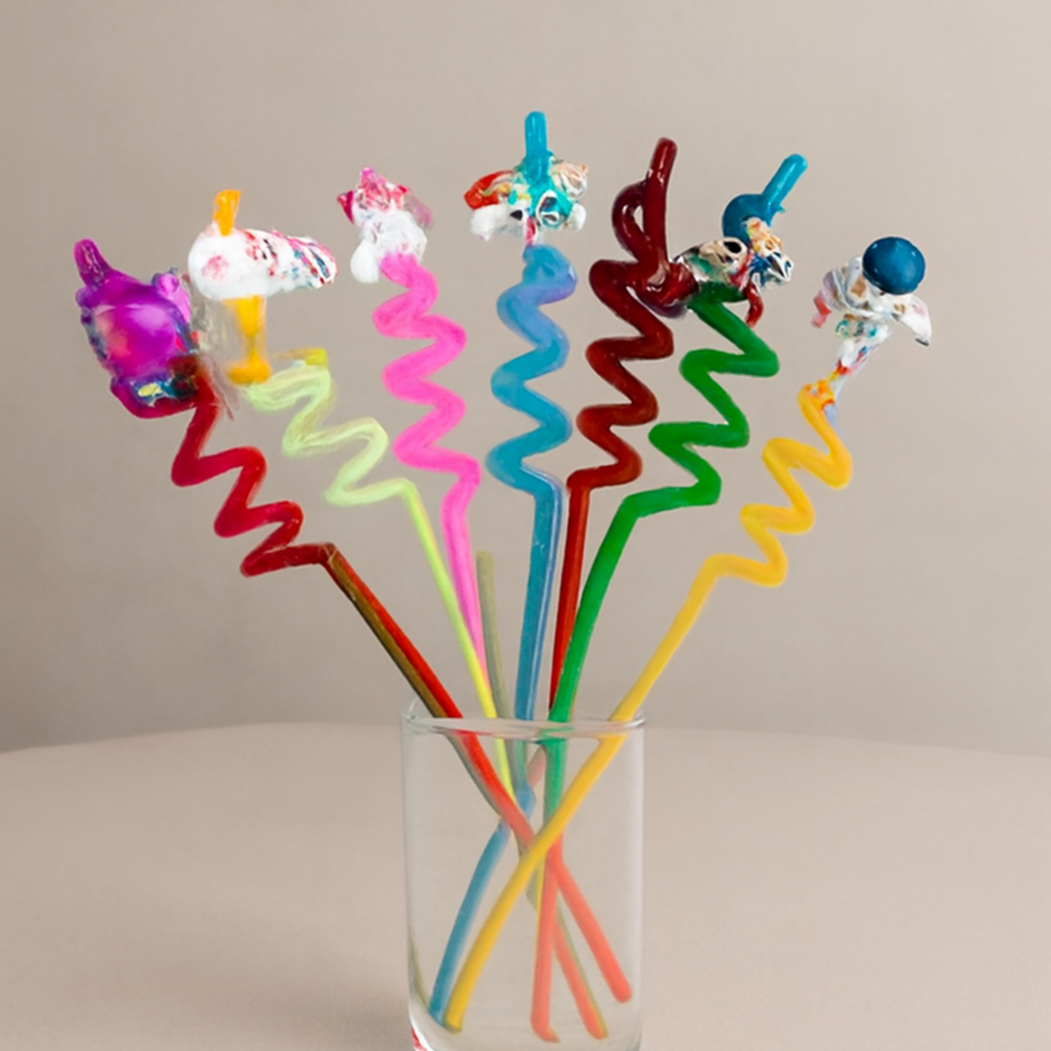 Unicorn Drinking Straws