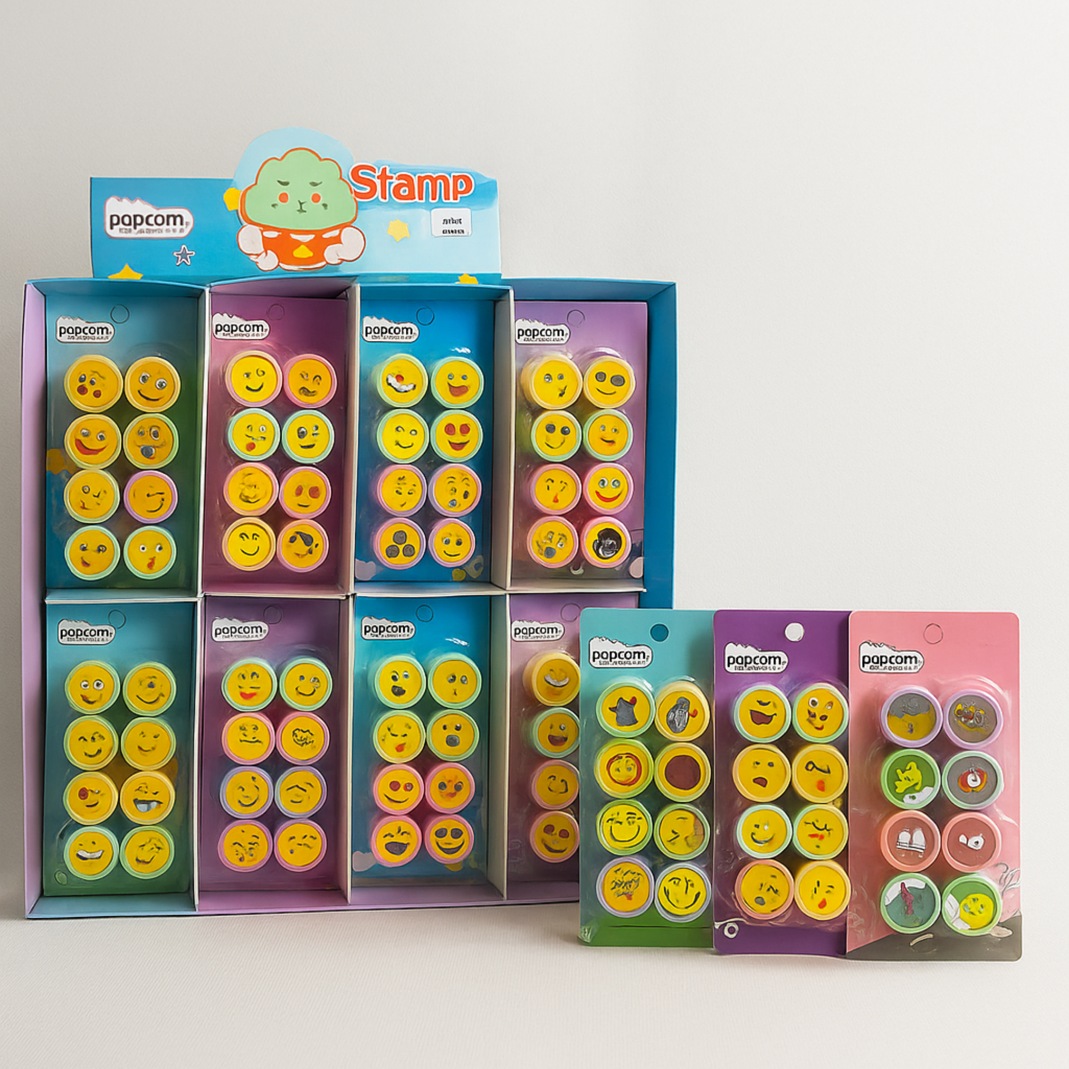 Rubber Emoji Stamps for Kids