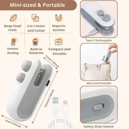 Tarsariya Mart Portable Mini Food Sealing Machine