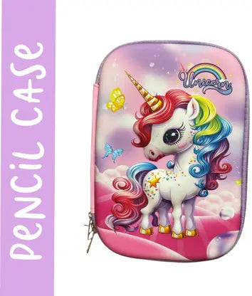 SUBADIKA 3D UniCorn Stationery Pouch