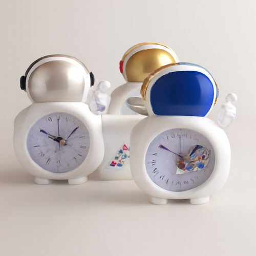 Astronaut Alarm Clock with Pen Holder