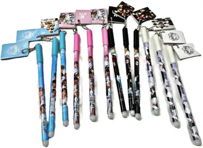 AAHANSHOPPE BTS THEME PEN WITH SMALL ATTACHED DIARY Gel Pen