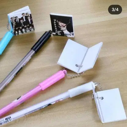 AAHANSHOPPE BTS THEME PEN WITH SMALL ATTACHED DIARY Gel Pen