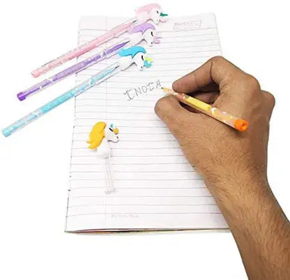 Peeplvalue Pack of 12 Unicorn Colorful Pencils