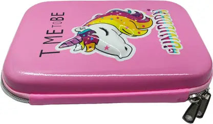 SKutir Embossed 3D Unicorn Art EVA Pencil Box