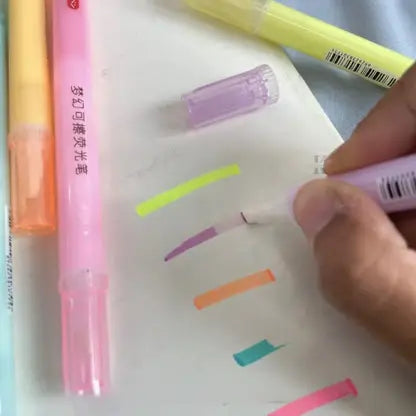 Definite Erasable Highlighters Pastel Shades