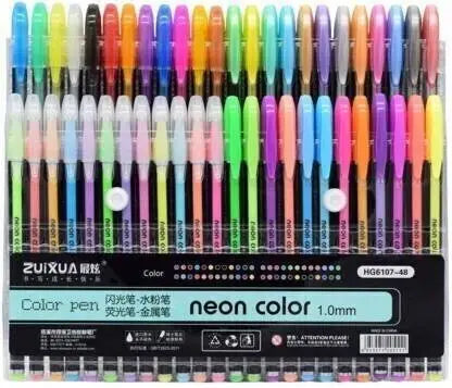 Kivya 24 Pc Gel Pens set Color gel pens