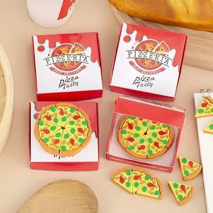Msgh Pizza Shaped eraser for Kids,