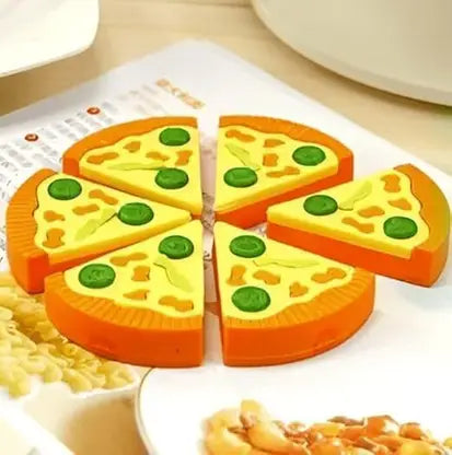 Msgh Pizza Shaped eraser for Kids,