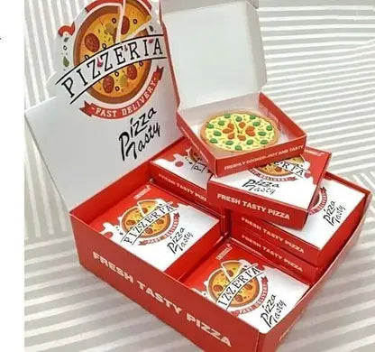 Msgh Pizza Shaped eraser for Kids,