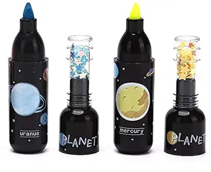 fixer Cute Space Theme Bottle Shaped Markers