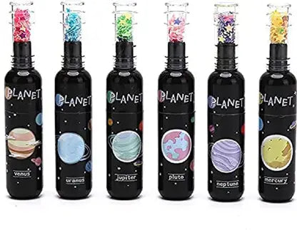 fixer Cute Space Theme Bottle Shaped Markers