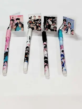 AAHANSHOPPE BTS THEME PEN WITH SMALL ATTACHED DIARY Gel Pen
