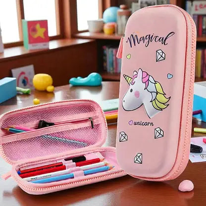 Colorbee Enchanted Horse Unicorn Pink Pencil Organizer
