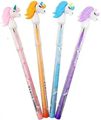 Peeplvalue Pack of 12 Unicorn Colorful Pencils